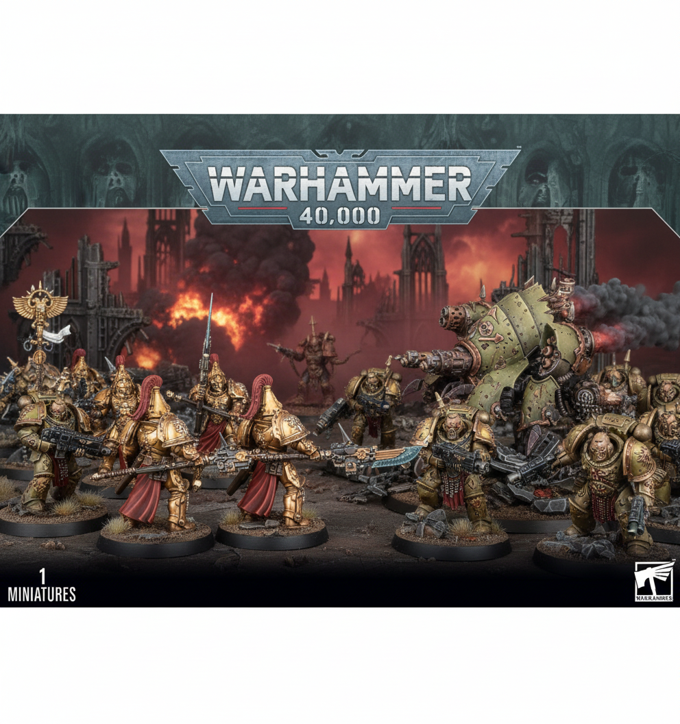 Warhammer 40K Banner with Real Products