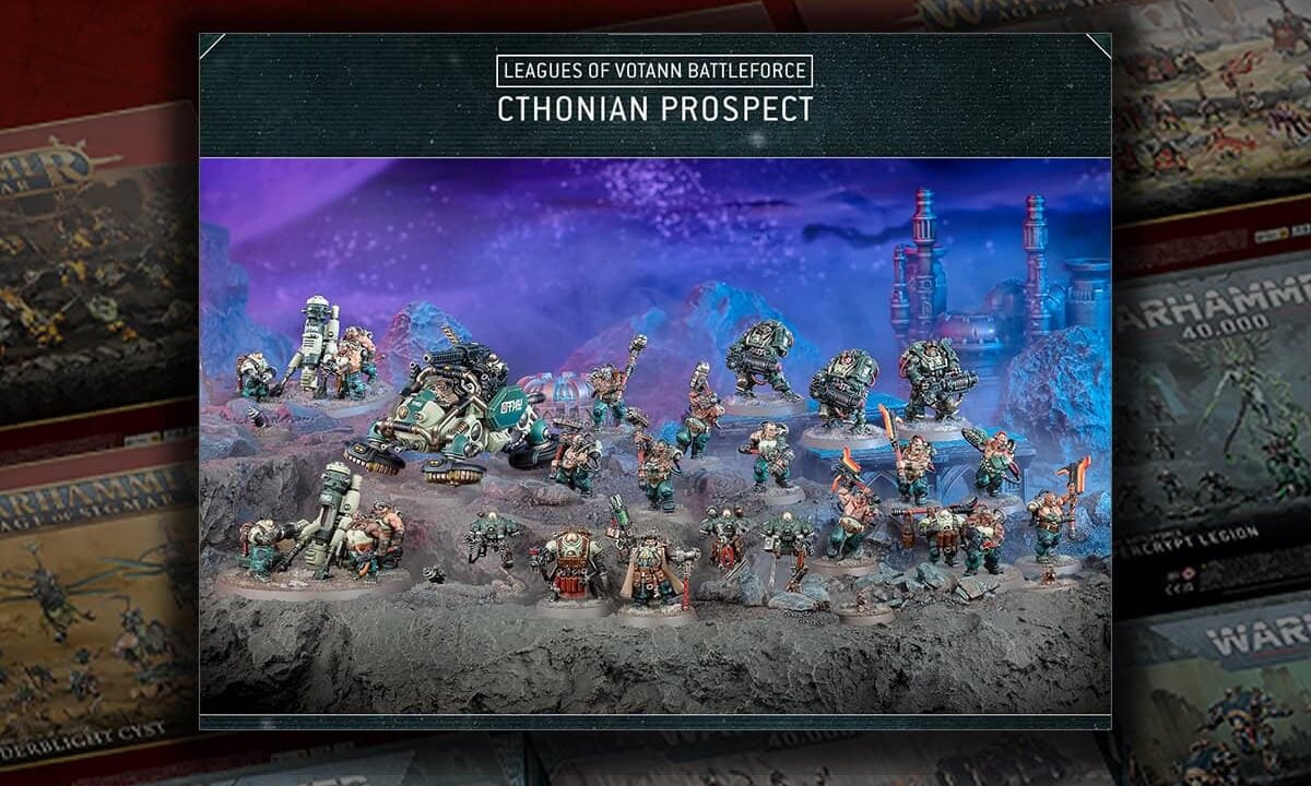 Warhammer 40K Leagues of Votann Battleforce: Cthonian Prospect - Kin Army