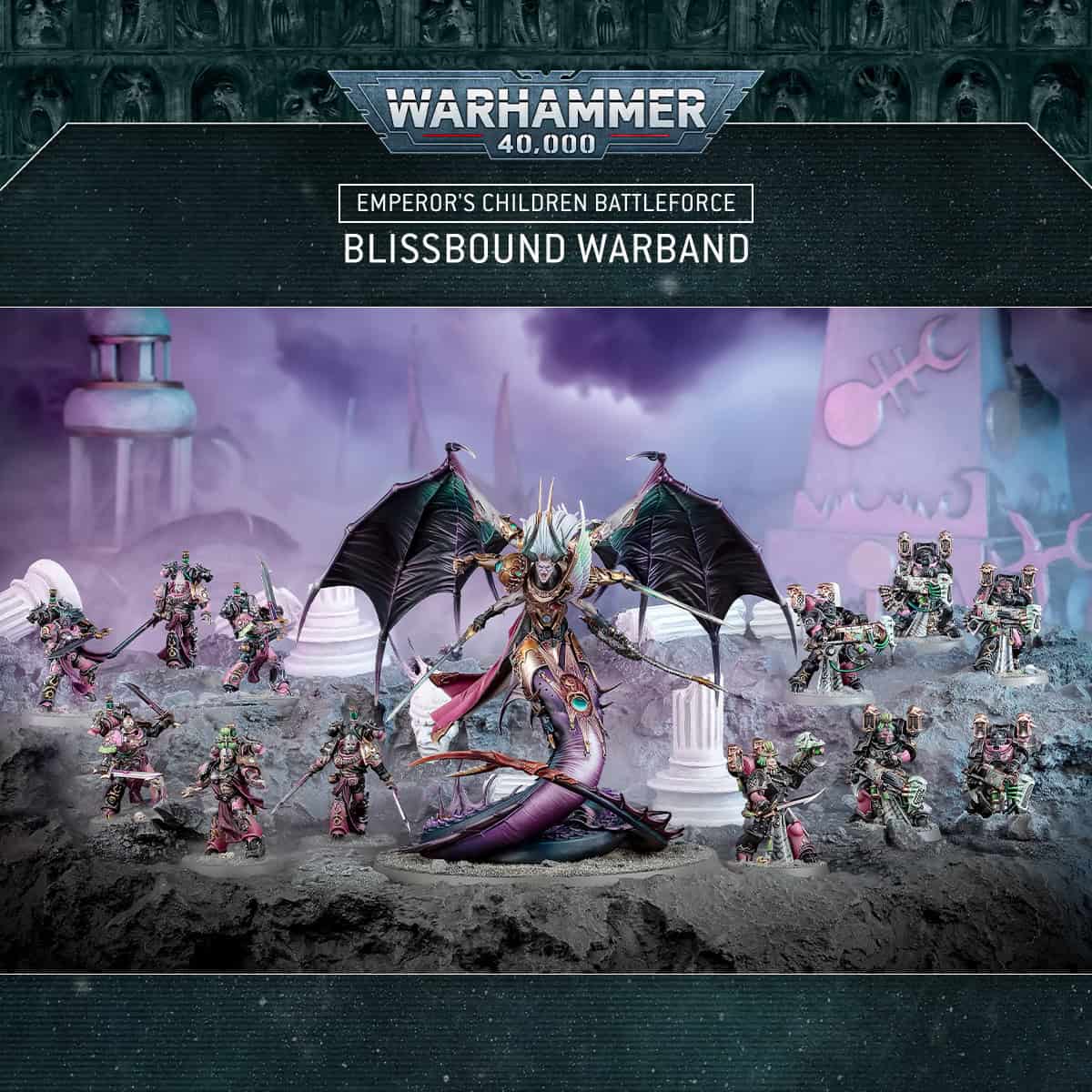Warhammer 40K Emperor's Children Battleforce: Blissbound Warband - Slaanesh Army