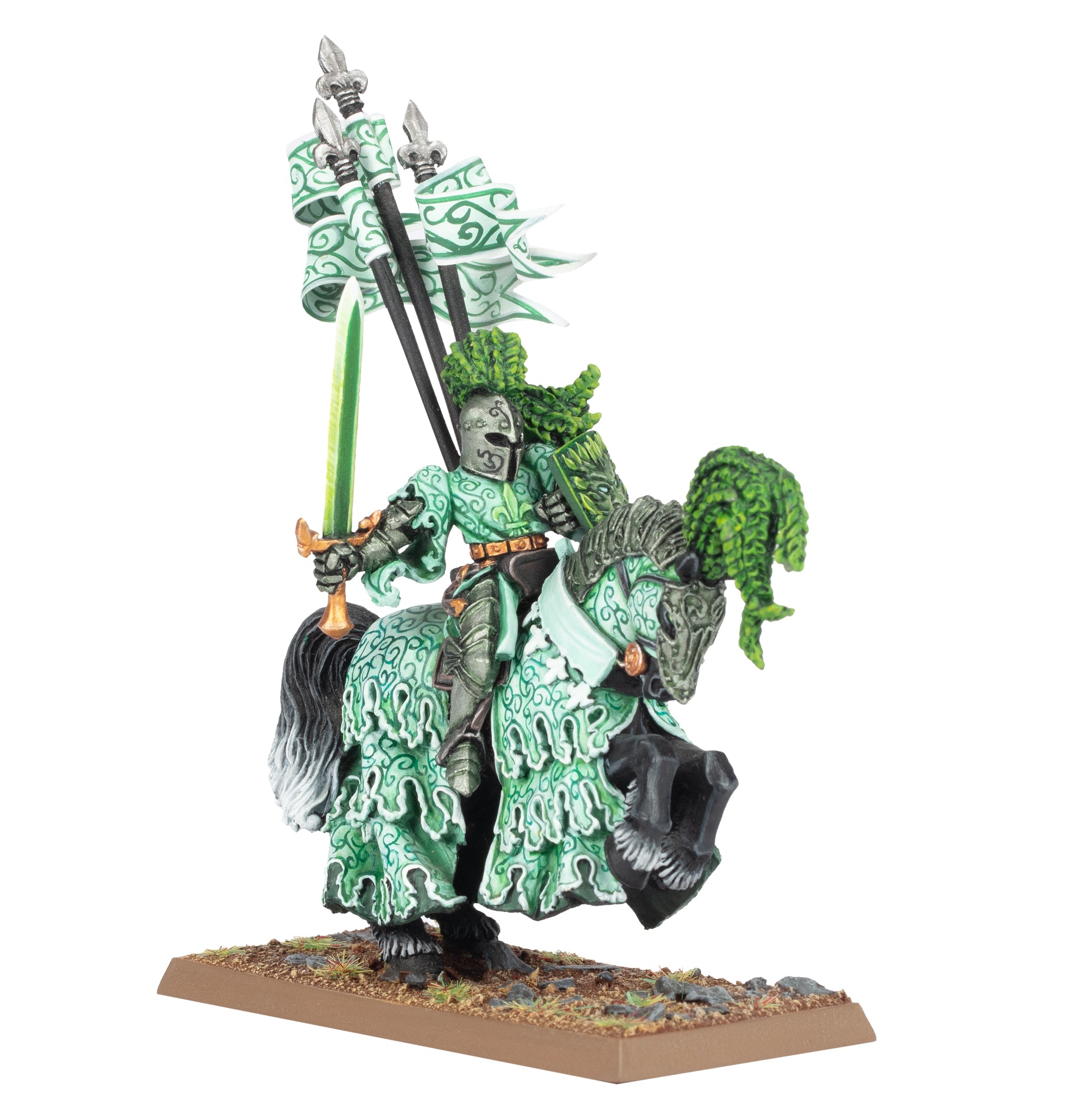 Green Knight - Bretonnia Mounted Hero Warhammer Age of Sigmar