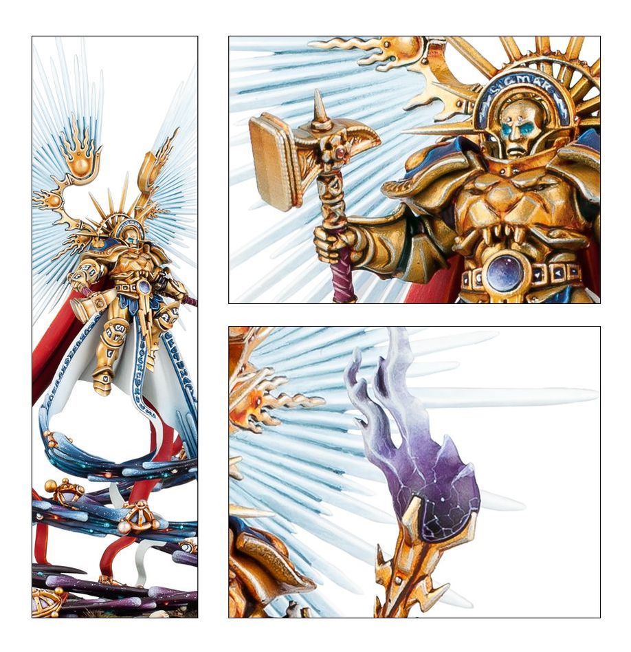 Warhammer Age of Sigmar: Celestant-Prime, Hammer of Sigmar - Supreme Stormcast Hero