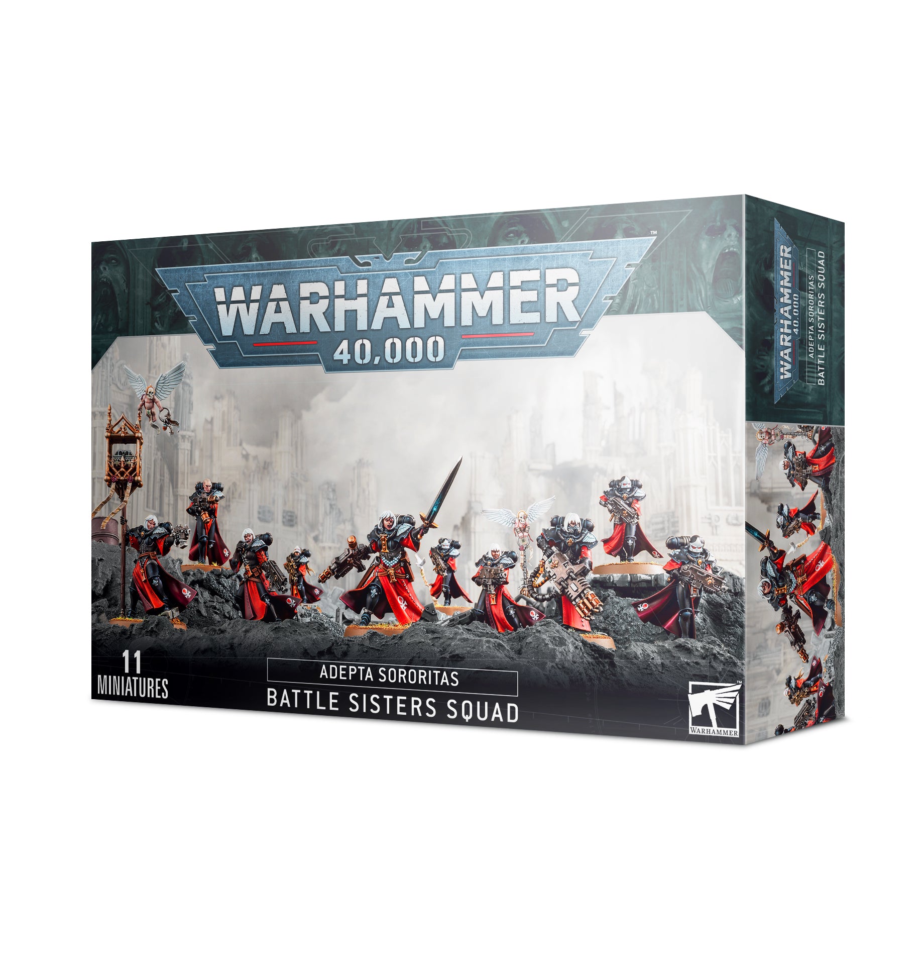 Warhammer 40,000 Adepta Sororitas Battle Sisters Squad box packaging