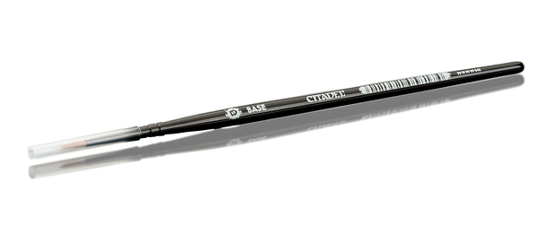 Black drumstick with brand name on a white background