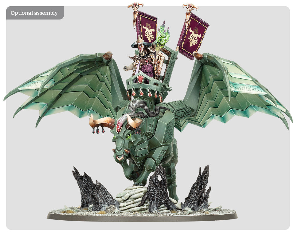 Age of Sigmar Urak Taar the First Daemonsmith - Dragon Mount Centerpiece