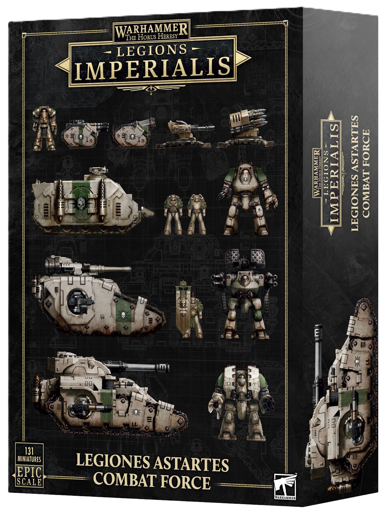 Legiones Astartes Combat Force - 131 Epic Scale Space Marines | Horus Heresy Legions Imperialis