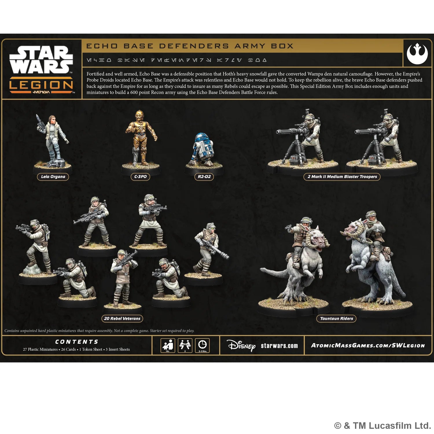 Star Wars Legion: Echo Base Defenders Army Box - Special Edition 4/3 Preorder