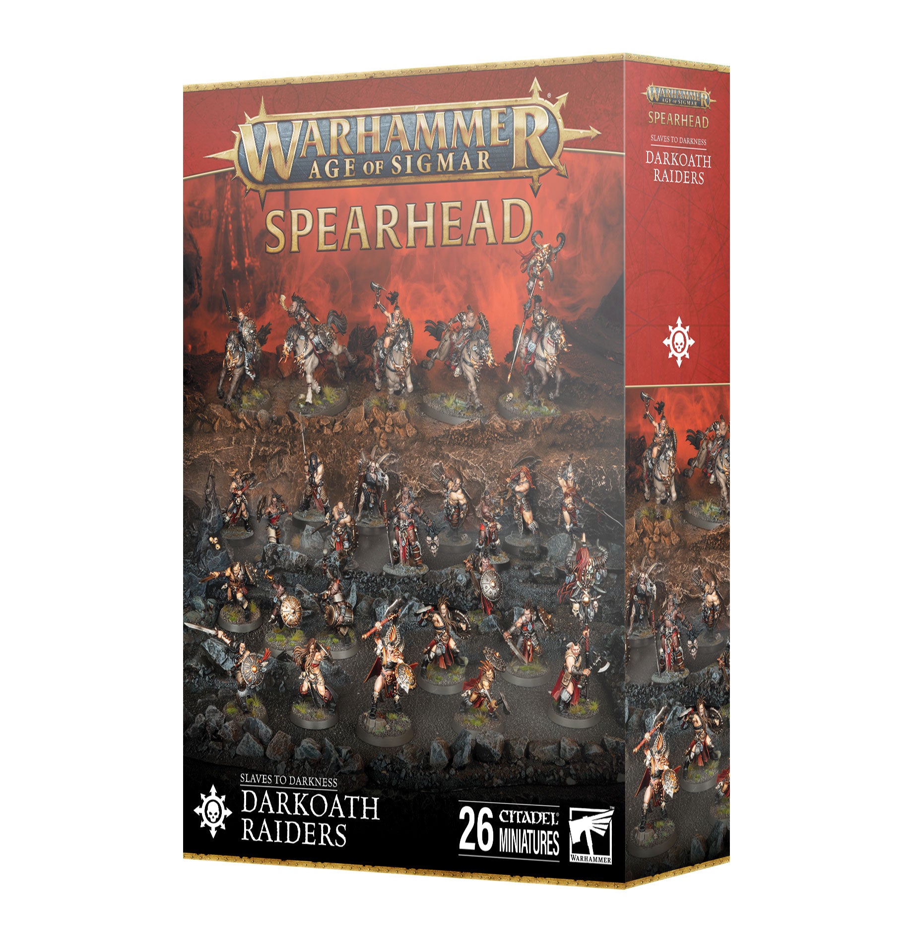Age of Sigmar Spearhead: Slaves to Darkness Darkoath Raiders - Chaos Barbarian Army