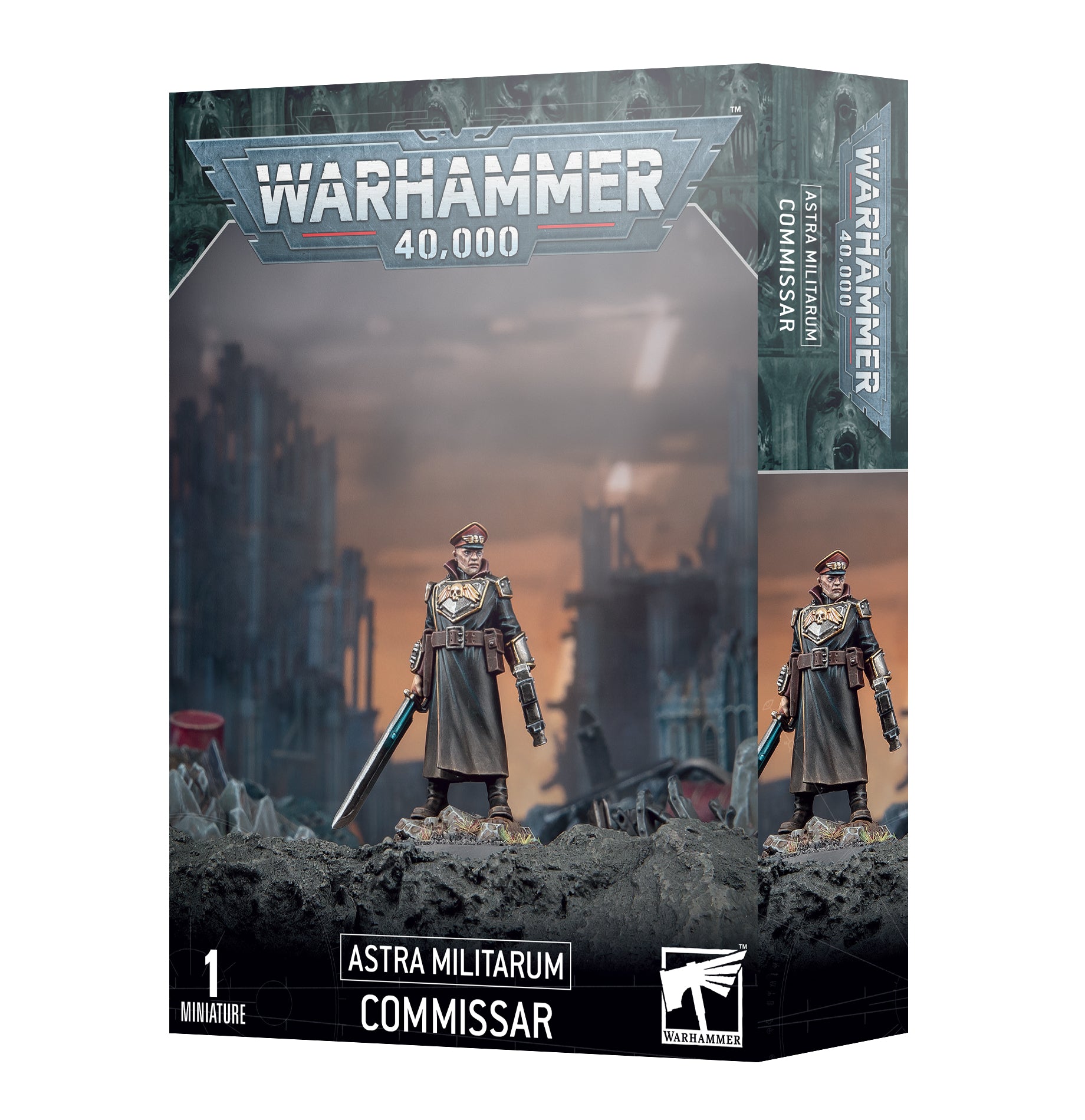 Astra Militarum Commissar - Warhammer 40K Leadership Unit