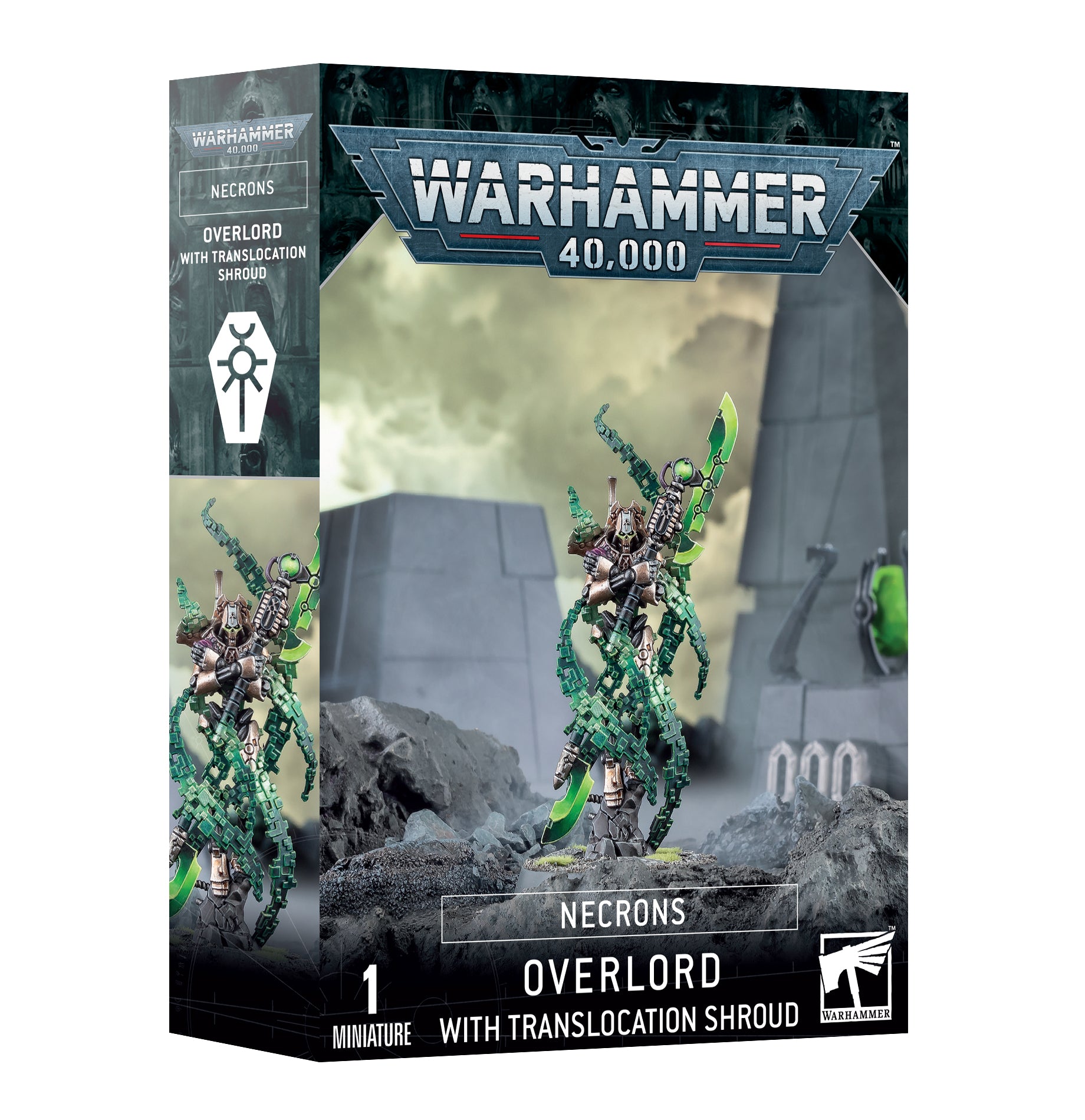 Necrons Overlord with Translocation Shroud - Noble Commander for Warhammer 40K