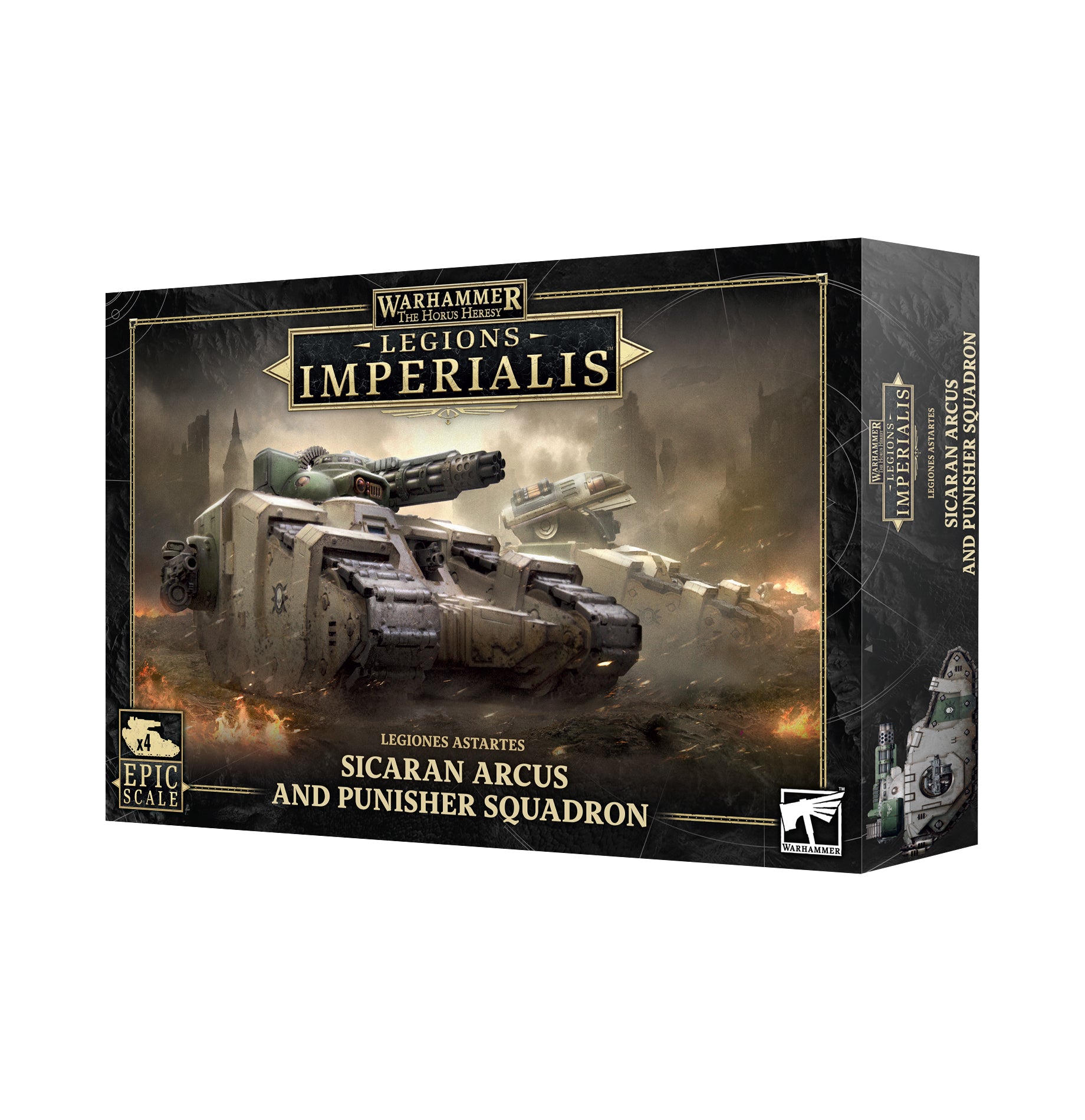 Legions Imperialis: Sicaran Arcus & Punisher Squadron - Epic Scale Tanks - Horus Heresy