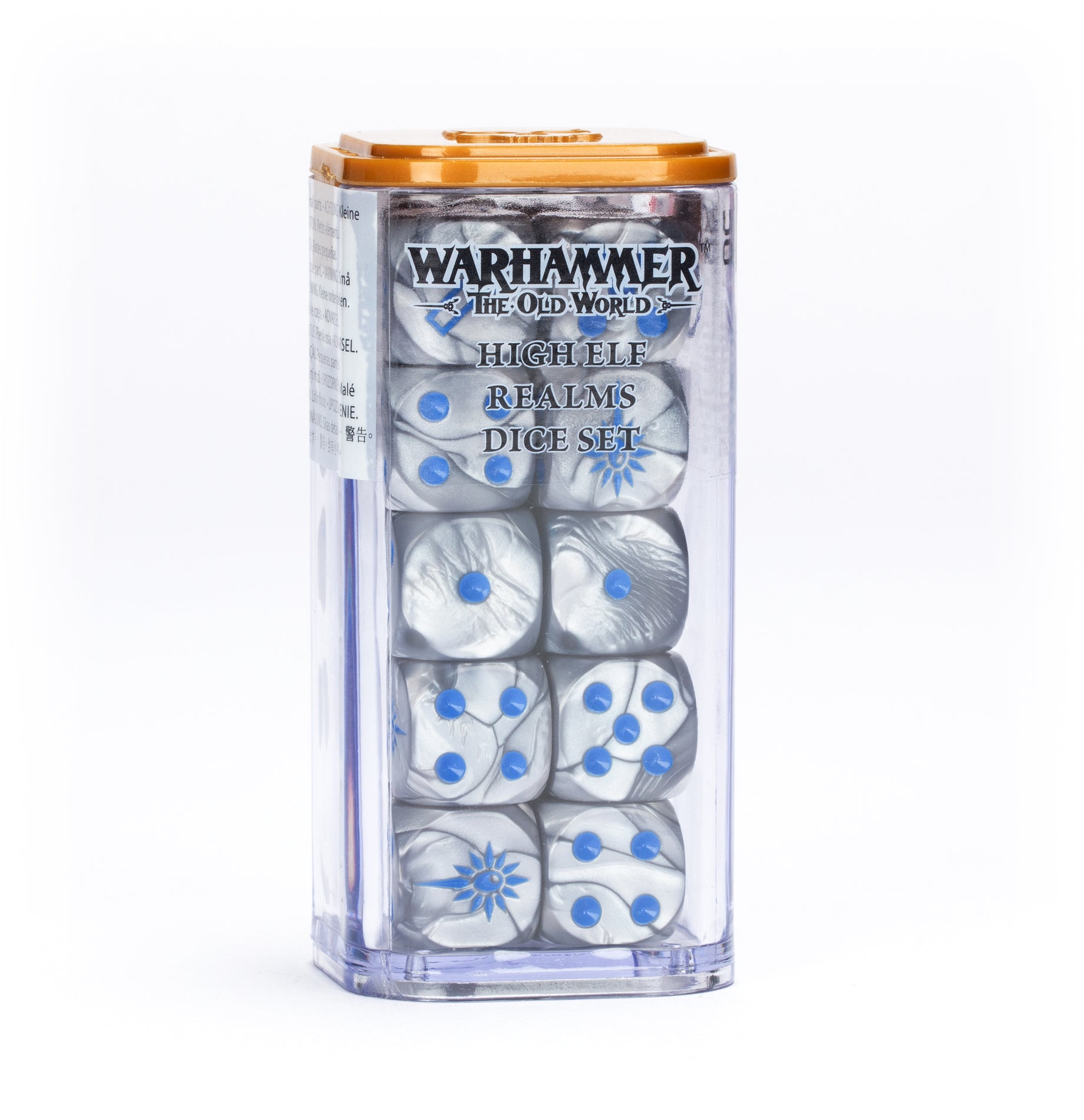The Old World: High Elf Realms Dice Set - Elven Gaming Dice - Warhammer
